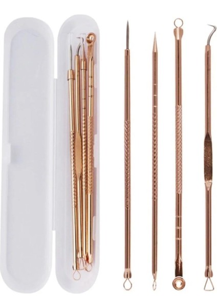 Komedon Siyah Nokta Temizleyici Akne Temizleyici Sivilce Iğnesi 4 Adet