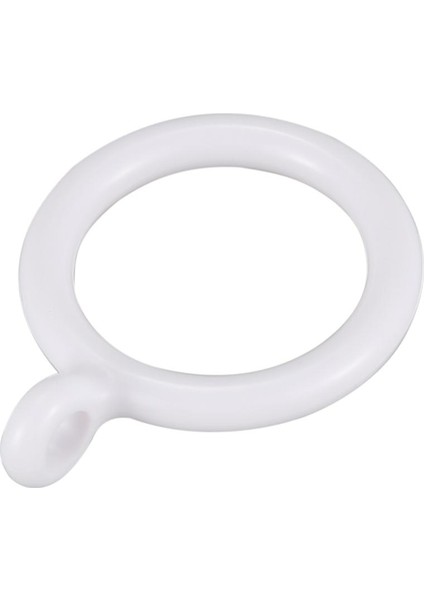 Flyeer 20X Beyaz 25MM Iç Plastik Perde Halkaları (Yurt Dışından)