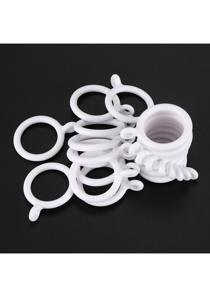 Flyeer 20X Beyaz 25MM Iç Plastik Perde Halkaları (Yurt Dışından) fırsatları