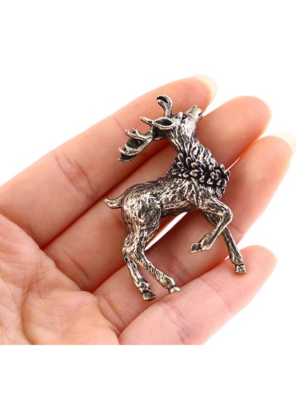 Adet Saf Bakır Geyik Heykel Süsler Prinç Geyik Minyatür Figürler Jessica (Yurt Dışından) fırsatları