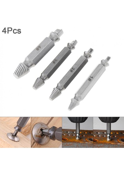 Adet/takım Vida Çıkarıcı Hasarlı Cıvata Matkap Ucu Aracını Kaldır (Yurt Dışından)