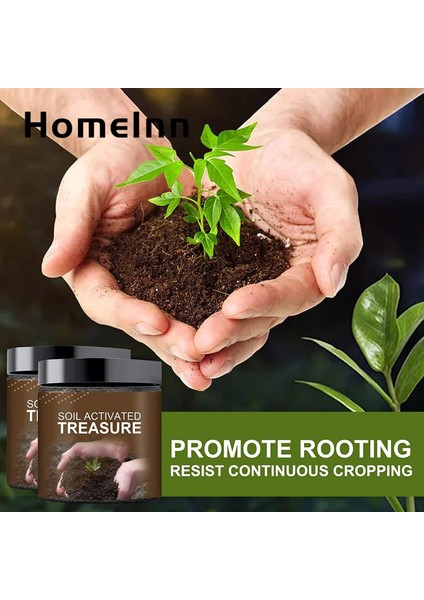 Homeınn Toprakla Aktifleştirilen Hazine Çok Amaçlı Köklendirme Bitkisi Çiçek Toprak Aktivatörü (Yurt Dışından) indirimleri