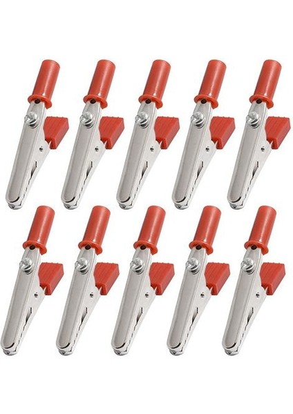 10 Adet 50MM Dayanıklı Plastik Saplı Test Probu Metal Timsah Klipler Vidalı (Yurt Dışından) fırsatları