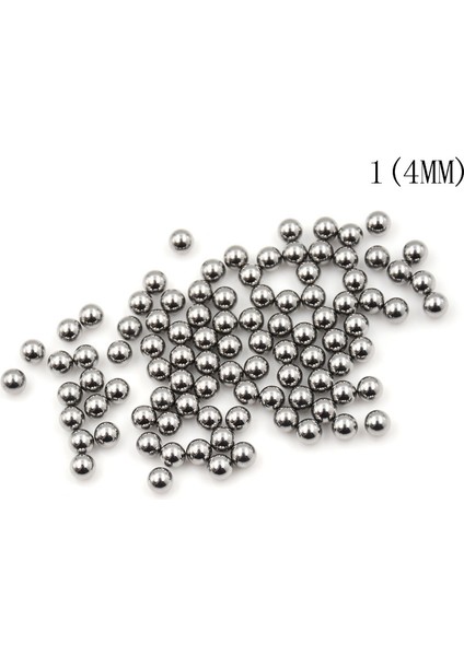 100 Adet Bisiklet Yedek Gümüş Ton Çelik Rulman Topu 4/4.5/5/5.5 mm Dia (Yurt Dışından)