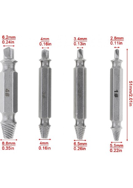 Adet/takım Vida Çıkarıcı Hasarlı Cıvata Matkap Ucu Aracını Kaldır (Yurt Dışından) fiyatları