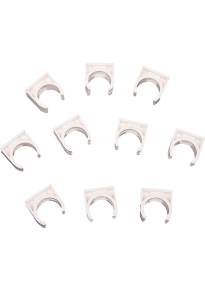 Srıwen 10 Adet 20MM Çap Beyaz Pvc Su Temini Boru Kelepçeleri Klipler Bağlantı Parçaları (Yurt Dışından) modelleri