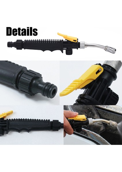 Yüksek Basınçlı Güç Yıkama Su Tabancası Püskürtme Memesi Araba Yıkama Bahçe Temizleme Aracı Jessica (Yurt Dışından) fırsatları