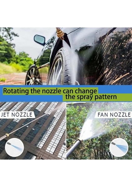 Yüksek Basınçlı Güç Yıkama Su Tabancası Püskürtme Memesi Araba Yıkama Bahçe Temizleme Aracı Jessica (Yurt Dışından) indirimleri