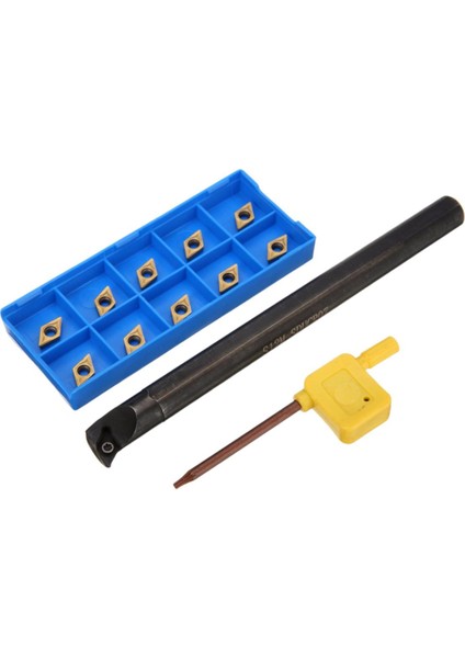 12 Adet DCMT0702 Karbür Uçlar + S12M-SDUCR07 Sıkıcı Bar 150MM Anahtarı ile Cnc Torna Iç Torna Araçları (Yurt Dışından) fiyatları