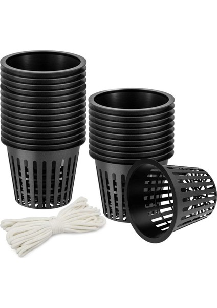 26 Adet/takım Topraksız Bardak Nefes Alabilen Içi Boş Tasarım Plastik Bitkiler Kök Sabitleme Bakets Bahçe Için (Yurt Dışından)