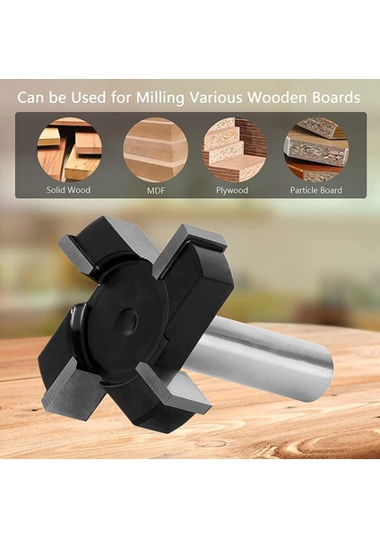 Ağaç Işleme Uçları Aleti-1 x 1/2 Inç Saplı T Bıçağı 1 x 1/2 Inç Ila 1/4 Inç Ayna-Gümüş (Yurt Dışından) fiyatları