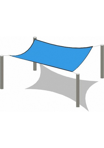 Mavi Güneş Kremi Gölge Bezi Aped Kenar Takozları Bahçe Çiçek Bitki, Sera, Ahır Kulübesi (2X3M) (Yurt Dışından) indirimleri