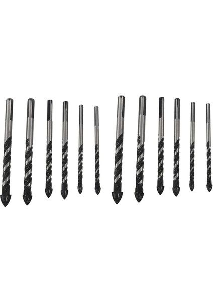 12PCS Seramik Karo Matkap Uçları, Cam Için Duvar Matkap Uçları Seti, Boyut 6, 6, 8, 8,10,12MM ile Tungsten Karbür Uç (Yurt Dışından)