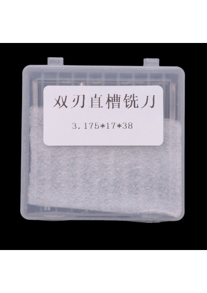 20 Adet 2 Flüt Cnc Freze Uçları 3.175MM Düz Yuvası Tungsten Çelik Freze Kesici Ahşap Mdf Plastik (Yurt Dışından)