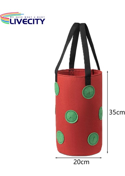 13 Delikli Bahçe Tesisi Sebze Dikim Çantası ile Büyüme Çantası (Yurt Dışından) fiyatları