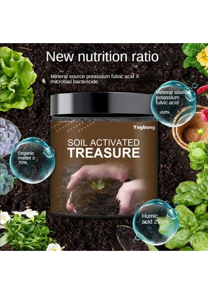 Çiçek Gübresi Verimli Toprakla Aktifleştirilen Hazine Besin Aktivatörü (Yurt Dışından) modelleri