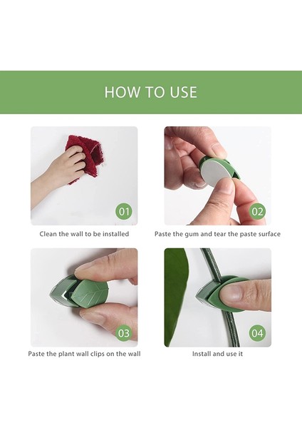 Tırmanma Tesisleri Için Bitki Klipsleri (60'lı Paket), Sapların Dik Büyümesini Desteklemek Için Bitki Tırmanma Duvarı Fikstür Klipsleri, Sarmaşıklar (Yurt Dışından) indirimleri