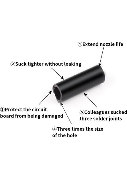 Luxıanzı 5 Adet Güçlü Lehim Sökme Pompası Ucu Vakum Havya Sökme Tabancası Kalem Kafa Kaldırma Vakum Emme Kalay Araçları (Yurt Dışından) fiyatları