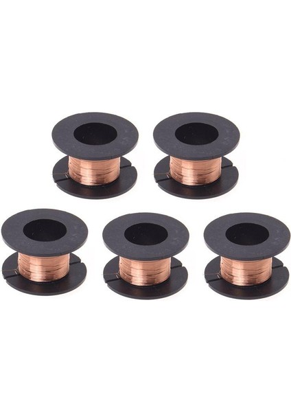 Adet 0.1mm Çaplı Bakır Lehimleme Lehim Emaye Makara Teli (Yurt Dışından)
