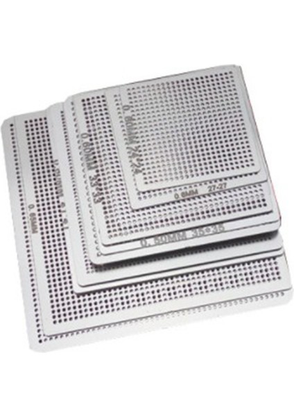 27 Adet Çelik Hasır Dizüstü Bilgisayar Chip Flux Bga Reballing Stencil Şablon Seti (Yurt Dışından) modelleri