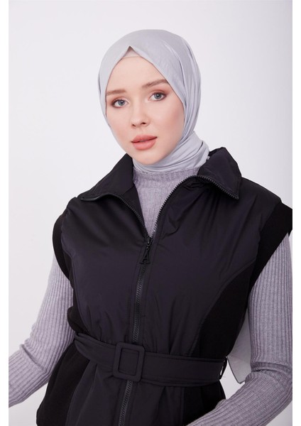 Kaşkorseli Yelek 23K4603 Siyah