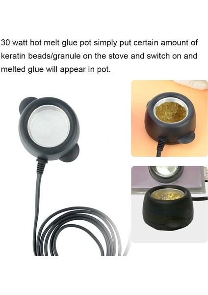 30W Mini Elektronik Sıcak Tutkal Potu Tava Eritme Damga Araçları Zanaat Malzemeleri (Yurt Dışından) modelleri