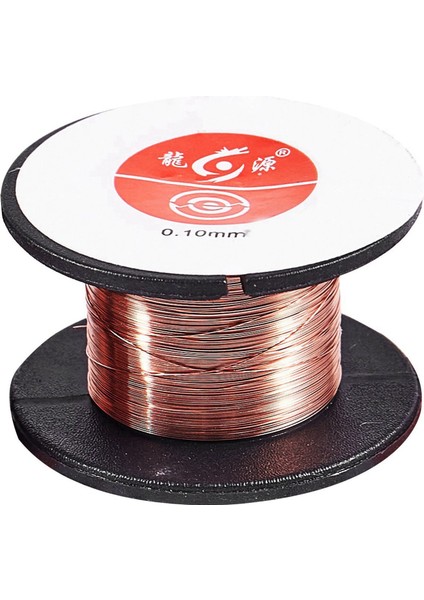 10 Adet 0.1mm Çaplı Bakır Lehimleme Lehim Emaye Makara Teli (Yurt Dışından)