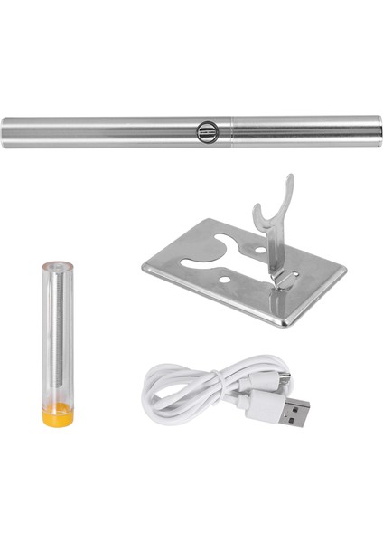 Flyeer Şarj Edilebilir Havya Öğrenci Diy Lehimleme Taşınabilir Mini Lehimleme USB Lityum Pil Havya Sivri (Yurt Dışından)