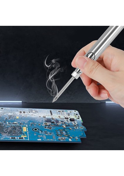 Flyeer Şarj Edilebilir Havya Öğrenci Diy Lehimleme Taşınabilir Mini Lehimleme USB Lityum Pil Havya Sivri (Yurt Dışından)