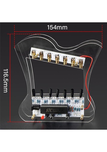 Takım 7 Dize Lir Arp Elektronik Arp Aletleri Lehimleme Projeleri Dıy Lehimleme Kitleri Lir Dıy Kiti (Yurt Dışından)