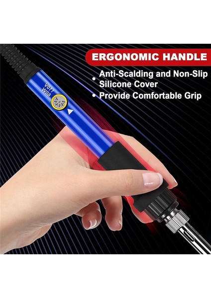 Havya Havya Seti Ayarlanabilir Sıcaklık Havya 60W 5 Demir Uçlu Abd Tak (Yurt Dışından) fırsatları