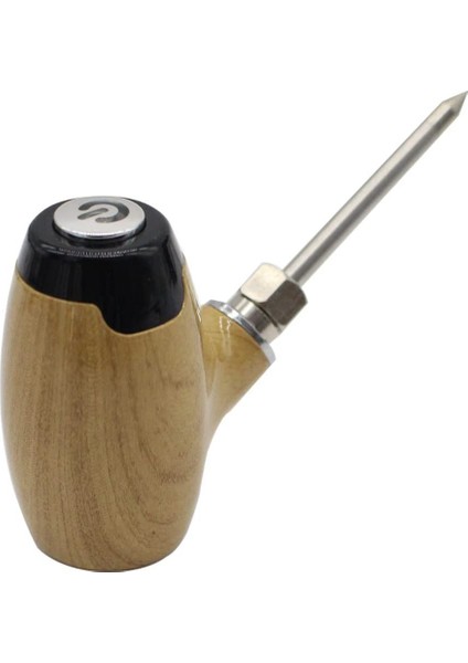 Yükseltilmiş V2 Tam Metal Evrensel Taşınabilir Havya 3.0V 3.7V 4.2V Değişken Gerilim Konu Stylus Şarj Cihazı Ahşap Rengi (Yurt Dışından)