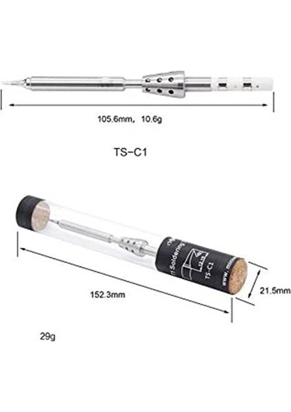 Ts-C1 TS100 Dijital OLED Programlanabilir Cep Boyutunda Akıllı Mini Taşınabilir Havya Için Havya Ucu (Ts-C1) (Yurt Dışından) indirimleri