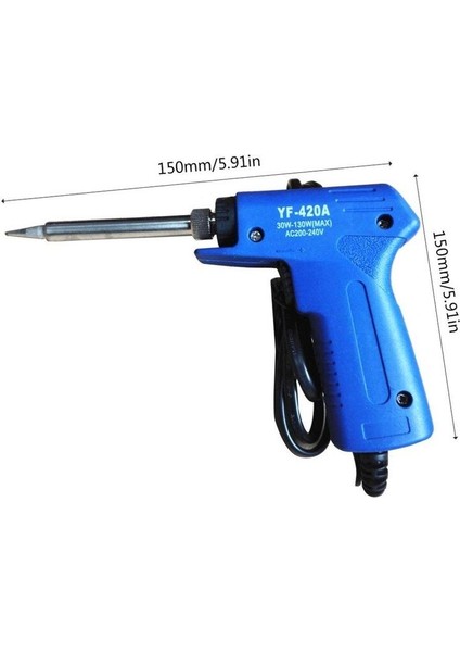 Havya Çift Güç Tabancası El Elektrikli Elektrikli Havya Ayar Tabancası 30W-130W 220V Hızlı Havya (Yurt Dışından) fırsatları