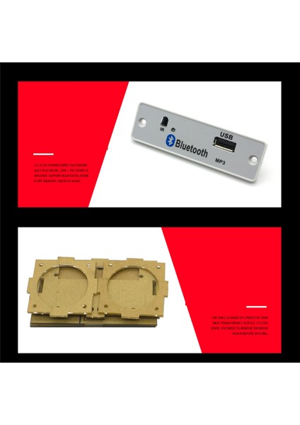 Bluetooth Hoparlör Elektronik Dıy Lehimleme Proje Kiti Bluetooth Stereo Hoparlör Desteği U Disk (Yurt Dışından)