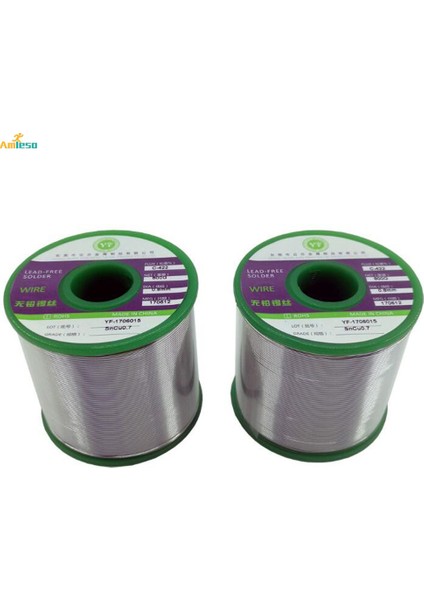 Elektrik Lehimleme Için Kurşunsuz Lehim Teli Kalay Tel Lehim 100G 0.8mm (Yurt Dışından)