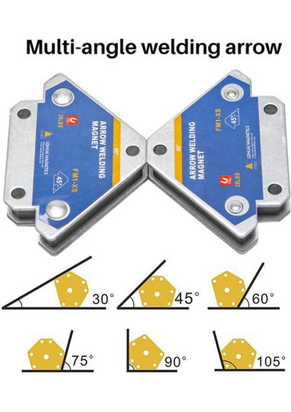Manyetik Kaynak Sabitleyici-4 x Kaynak Sabitleyici-Mavi & (Yurt Dışından)