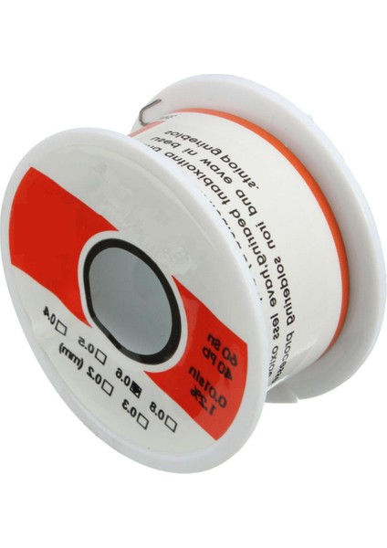 Geleneksel 60SN 40PB 0.6mm Kalay Kurşun Rosin Çekirdek Lehim Lehimleme Teli Araçları 50G Akı: 1.2% (Yurt Dışından)