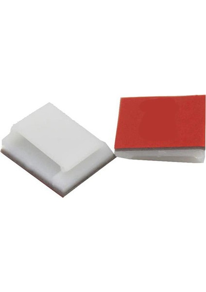 Ip Sabitleme Klipsi-3 Torba x Naylon PA66 Yapışkan KLIPSLER(300-PACK)-BEYAZ (Yurt Dışından)