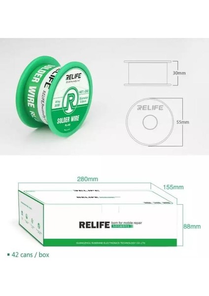 [ayak Izi] Relıfe Aktif Lehim Teli RL-440 Aktif Lehim Teli 20G (Yurt Dışından)