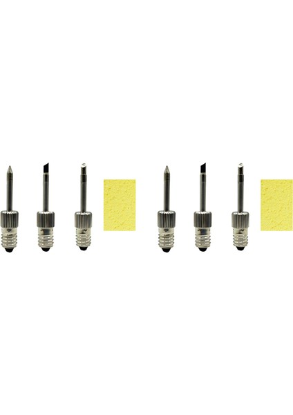 Srıwen 6 Adet Pirinç Lehimleme Ipuçları USB Havya Kafa Kaynak Lehimleme Ipuçları E10 Arayüzü Lehimleme Istasyonları (Yurt Dışından)