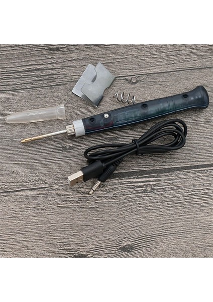 Taşınabilir USB Havya Profesyonel Elektrikli Isıtma Aracı Rework Gösterge Işığı Kolu Kaynak (Yurt Dışından)