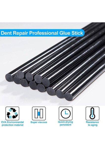 15 Adet 270 X11MM Siyah Sıcak Tutkal Çubukları Araba Gövde Göçük Onarımı Için (Yurt Dışından)