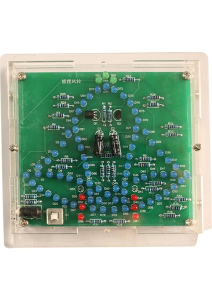 Namuny Dıy Elektronik Kiti Dc 4.5-5 V Salıncak Rüzgar Ahenge Windbell Lehimleme Projesi Uygulama Öğrenme Kiti, Akrilik Kılıf ile (Yurt Dışından)