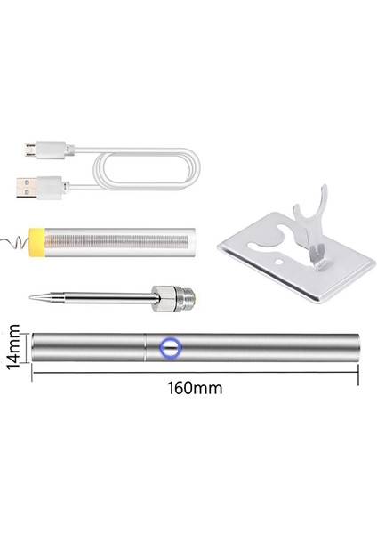 Şarj Edilebilir Havya Öğrenci Diy Lehimleme Taşınabilir Mini Havya USB Lityum Havya (Yurt Dışından)