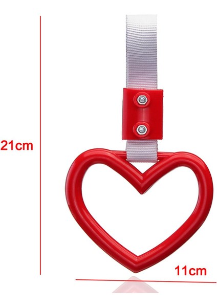 Geleneksel Kalp Kırmızı Metro Tren Otobüs Araba Halkası Kolu El Kayışı Drift Charm (Yurt Dışından) modelleri