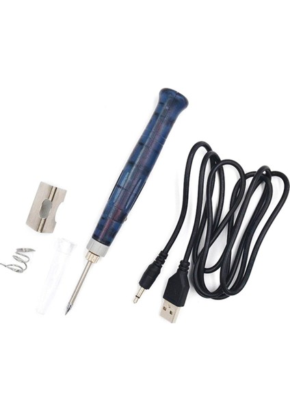 Taşınabilir USB Havya Rework Gösterge Işığı Kolu Kaynak Açık Onarım Aracı (Yurt Dışından)