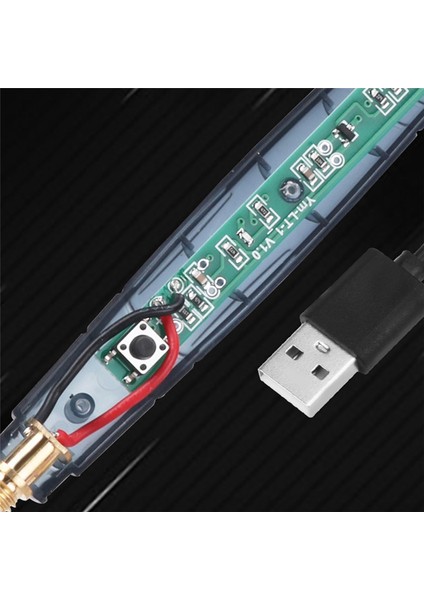 Taşınabilir USB Havya Rework Gösterge Işığı Kolu Kaynak Açık Onarım Aracı (Yurt Dışından)