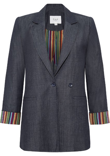 GİYİ Organik Denim Blazer