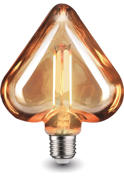 Kalp Filament LED Ampul Amber E27 360LM